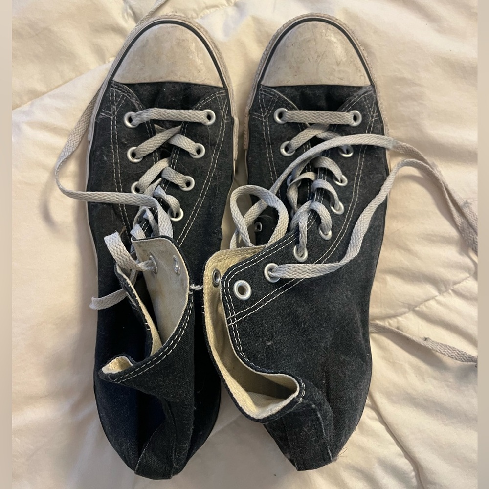 Black and White High-Top Sneakers 11